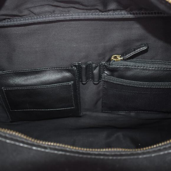 Jordan Brand x Cole Haan Black Canvas & Leather Weekender Duffel Bag - Picture 6 of 7